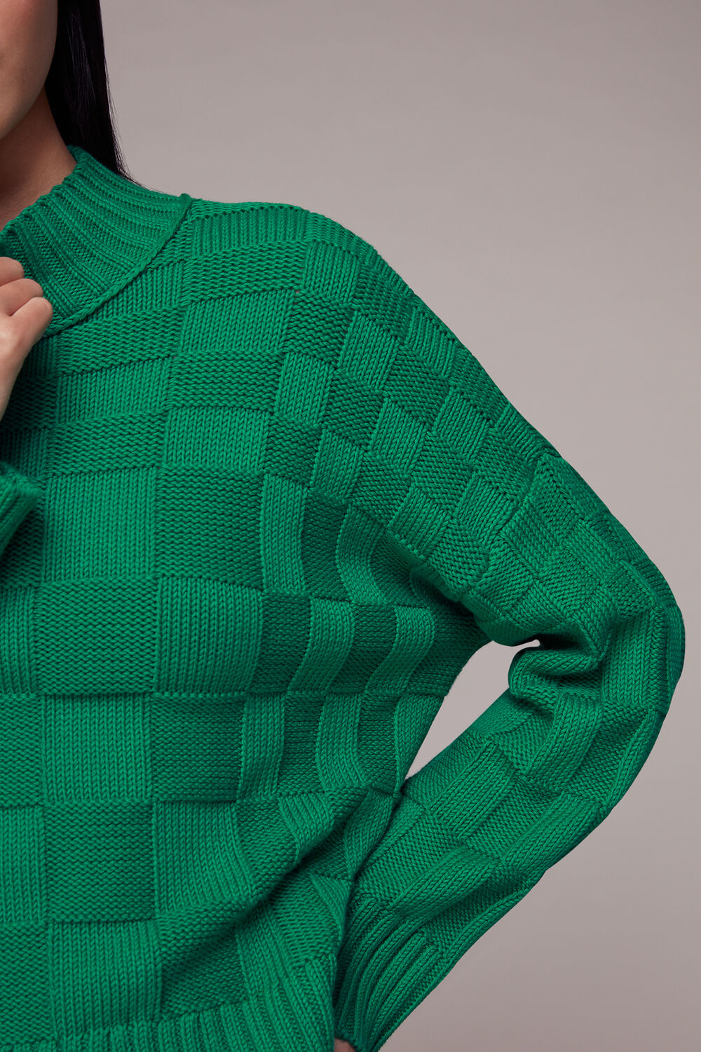 Texture Check Sweater